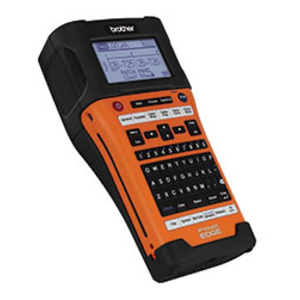 Impresora de Etiquetas Brother PT-E550W Transferencia Térmica Inalámbrico Wifi Negro, Naranja