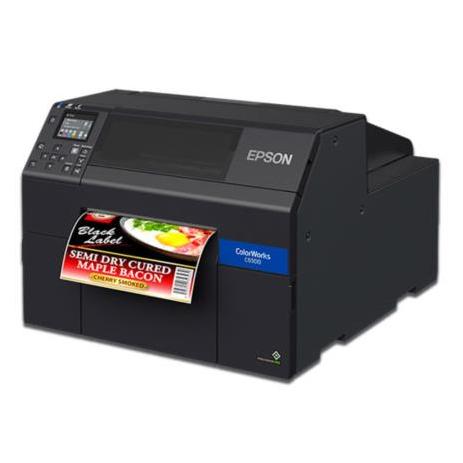 Epson ColorWorks CW-C6500, Impresora de Etiquetas, Inyección, 1200 x 1200DPI, USB 2.0, Negro ―
