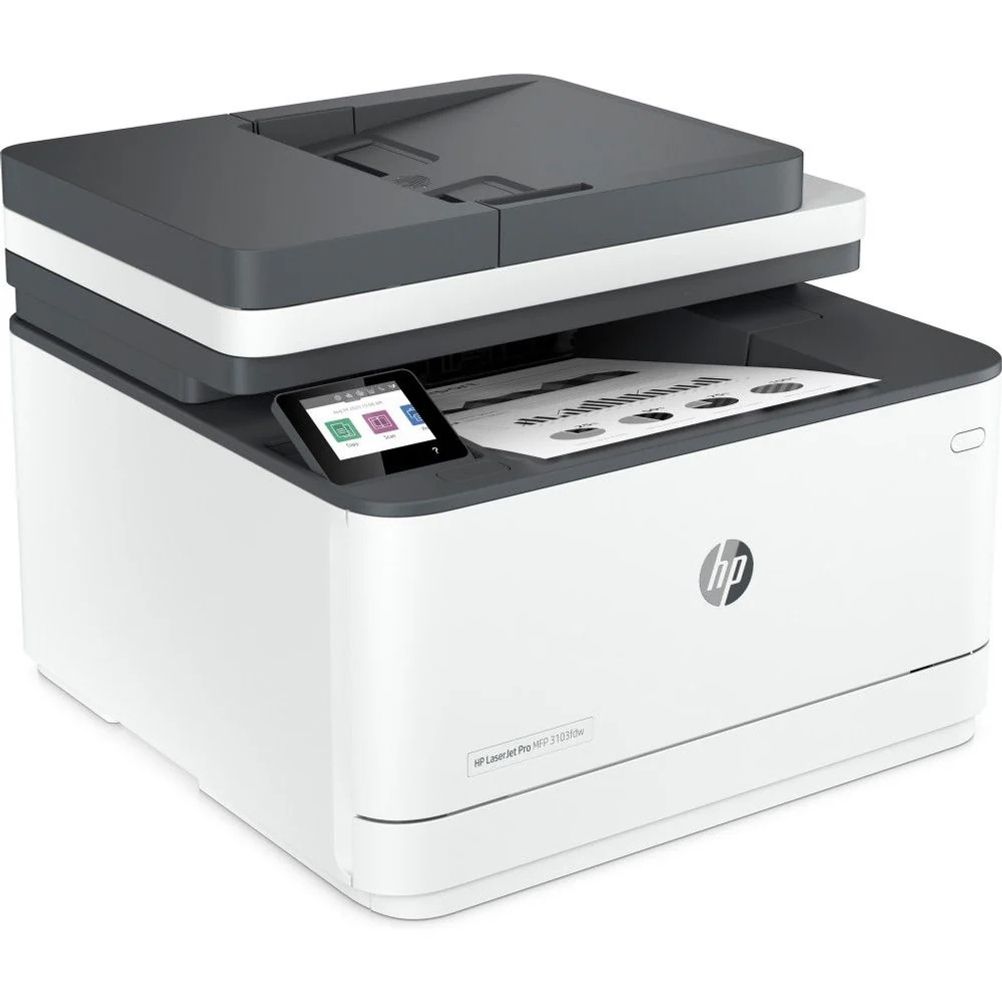 Impresora Multifuncional HP LaserJet Pro MFP 3103fdw Printer Monocromática Laser Dúplex Blanco, Negro
