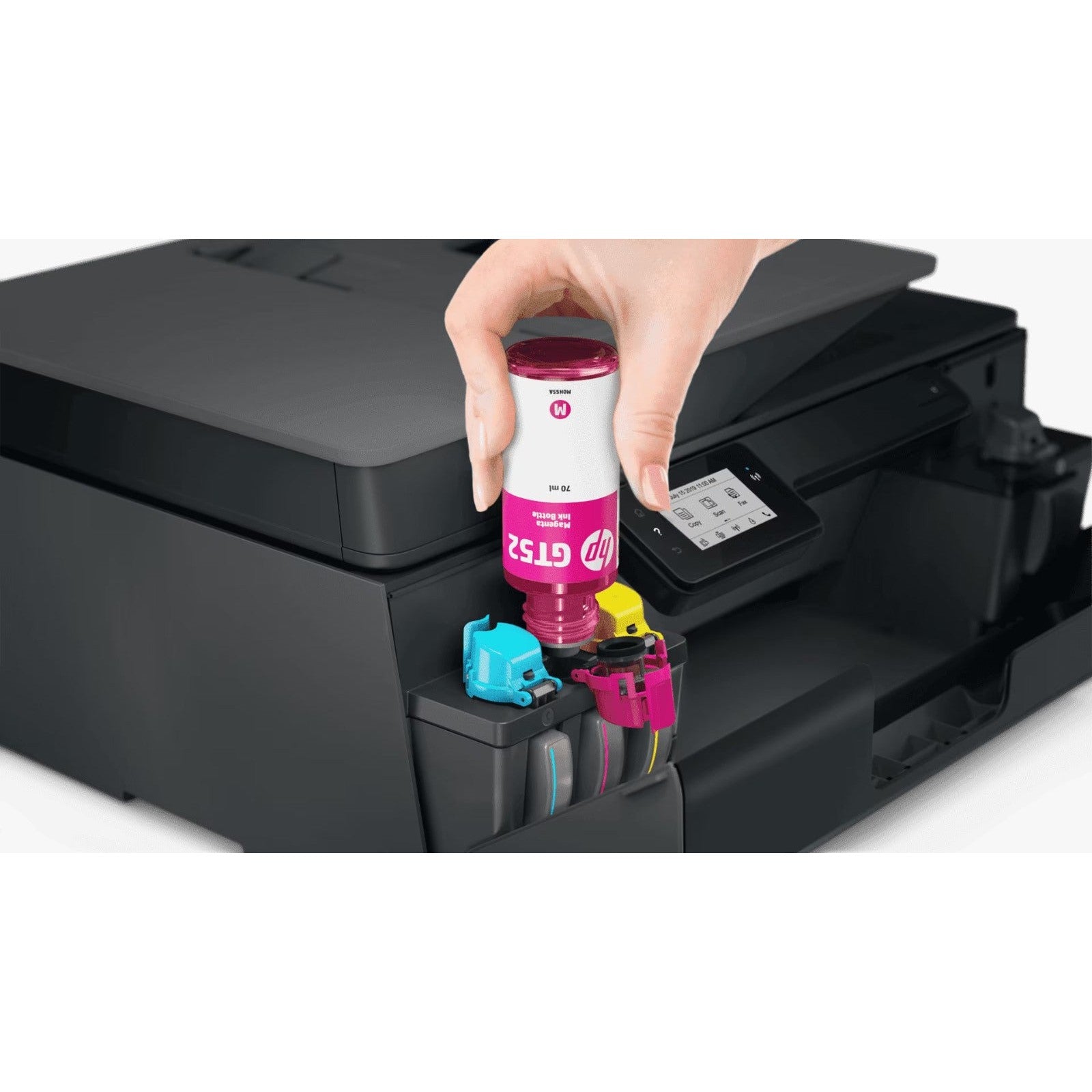 Impresora Multifuncional HP Smart Tank 615, Color, Inyección, Inalámbrico, Print/Scan/Copy/Fax