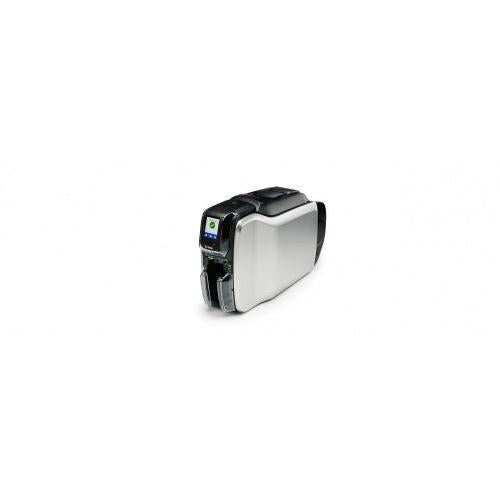 Impresora de Credenciales Zebra ZC300 Color Sublimación/Transferencia Térmica 300 x 300 DPI Inalámbrica/Alámbrica Wifi /USB 2.0 Negro, Plata Incluye 200 Tarjetas PVC