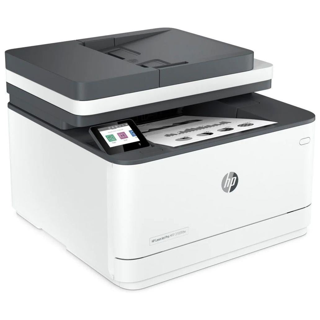 Impresora Multifuncional HP LaserJet Pro MFP 3103fdw Printer Monocromática Laser Dúplex Blanco, Negro