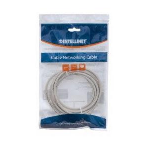 Intellinet Cable Patch Cat5e UTP 100% Cobre, RJ-45 Macho - RJ-45 Macho, 3 Metros, Gris