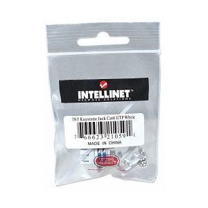 Intellinet Jack Categoría 6, RJ-45, Blanco