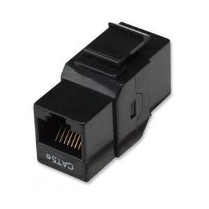 Intellinet Jack de Red Cat5e, RJ-45, Negro
