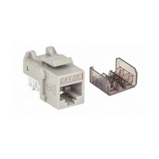 Intellinet Jack de Red Cat6a, UTP, RJ-45, Gris