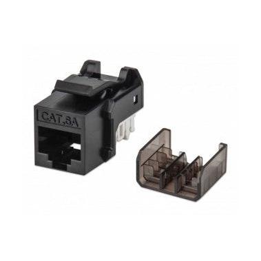 Intellinet Jack de Red Cat6a, UTP, RJ-45, Negro