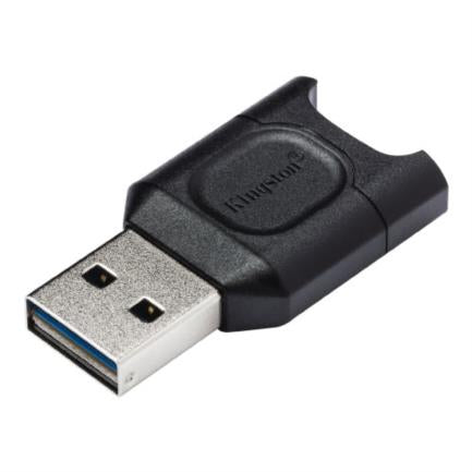 Kingston Lector de Memoria MobileLite Plus, microSD, USB A 3.0, Negro