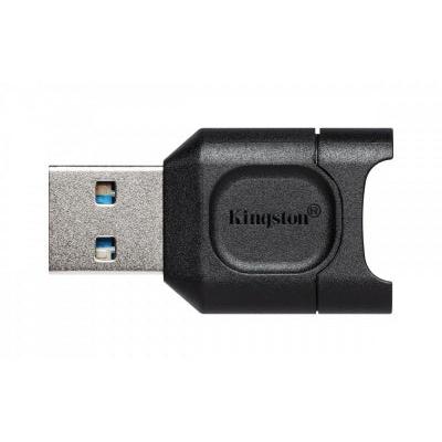 Kingston Lector de Memoria MobileLite Plus, microSD, USB A 3.0, Negro