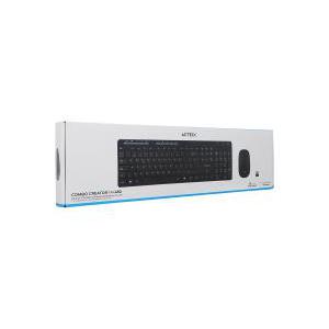 Kit de Teclado y Mouse Acteck MK450, Inalámbrico, USB, Negro