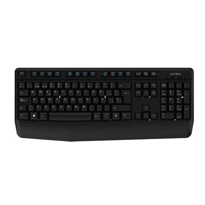 ﻿Kit de Teclado y Mouse Acteck Creator Plus MK465 Inalámbrico USB Negro