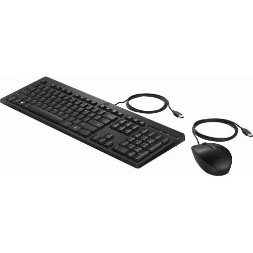 Kit de Teclado y Mouse HP 225, Alámbrico, USB-A, Negro (Español)
