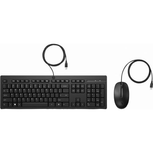 Kit de Teclado y Mouse HP 225, Alámbrico, USB-A, Negro (Español)
