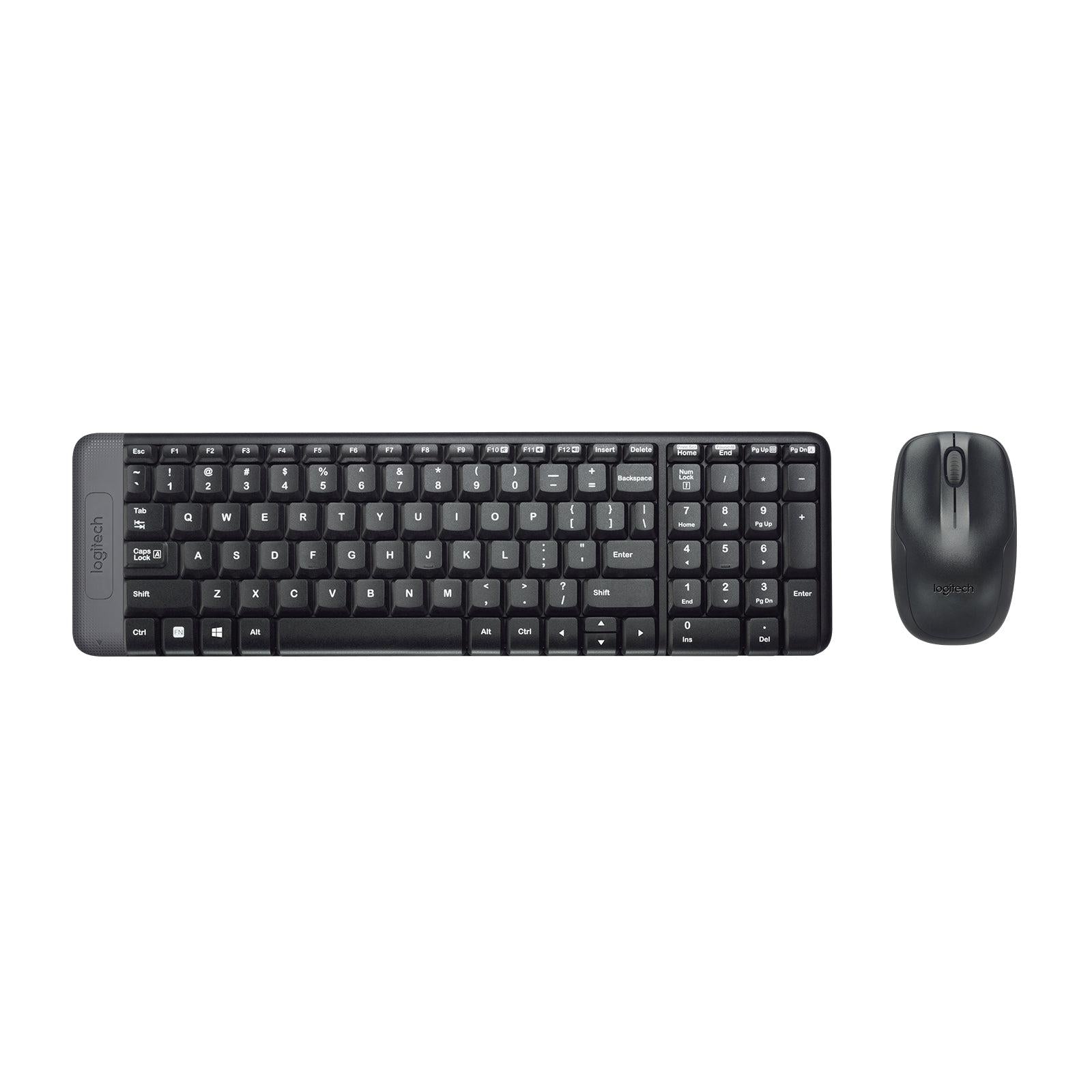 Kit de Teclado y Mouse Logitech MK220, Inalámbrico, USB, Negro (Español)