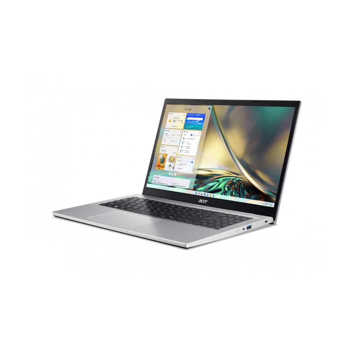 Laptop Acer Aspire 5 A315-59-399H 15.6" Full HD, Intel Core i3-1215U 1.20GHz, 8GB, 512GB SSD, Windows 11 Home 64-bit, Español, Plata