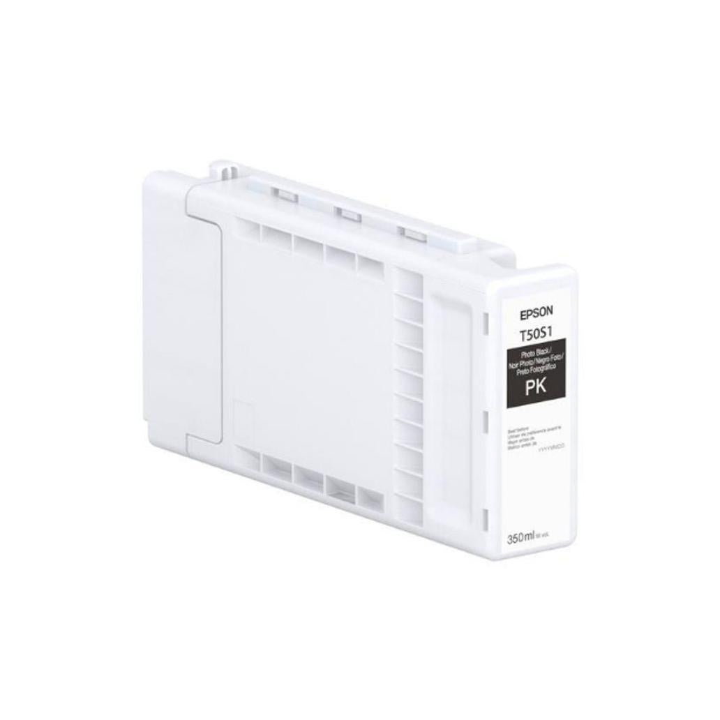 Cartucho de Tinta para Impresora Epson T50S120 Color Negro Fotografico Rendimiento 350ml Compatible con SureColor T3770E, T3770DE