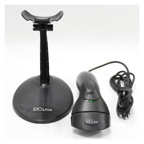 LECTOR ECLINE LASER DE CODIGOS ESCANER DE MANO 1D CORTO ALCANCE (25-600 MM SPEED 200/S USB/PS2)