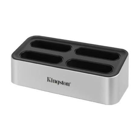 Kingston Lector de Memoria Workflow Station, con Hub USB 3.0, Negro/Plata