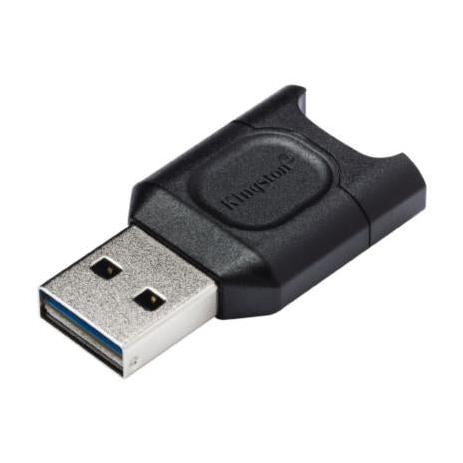 Kingston Lector de Memoria MobileLite Plus, microSD, USB A 3.0, Negro
