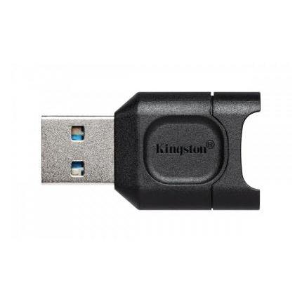 Kingston Lector de Memoria MobileLite Plus, microSD, USB A 3.0, Negro