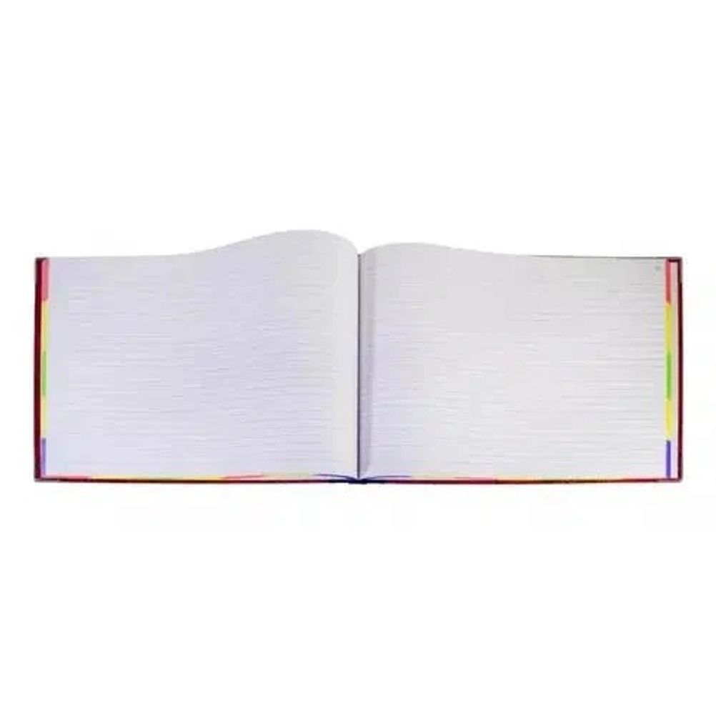 Libro Florete Rayado Estrella Forma Italiana con 96 Hoja(s).