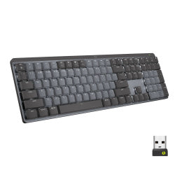 Teclado Logitech MX Mechanical, Inalámbrico, Bluetooth, Grafito (Español)