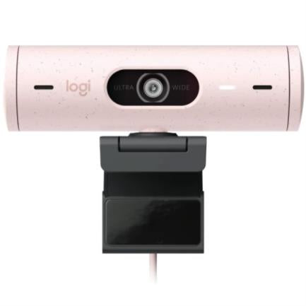 Logitech Webcam Brio 500 con Micrófono, 4MP, 1920 x 1080 Píxeles, USB-C, Rosa