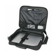 Manhattan Maletín de Poliéster Cambridge Clamshell para Laptop 14.1", Negro
