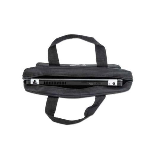 Manhattan Maletín de Poliéster London para Laptop 17.3", Negro