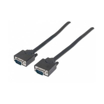 Manhattan Cable para Monitor SVGA 8mm, VGA (D-Sub) Macho - VGA (D-Sub) Macho, 1.8 Metros