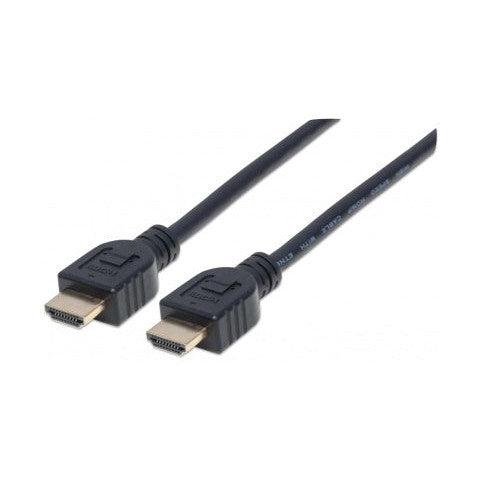 Manhattan Cable HDMI Macho - HDMI Macho, 4K, 60Hz, 1 Metro, Negro