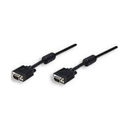 Manhattan Cable de Video para Monitor SVGA 8mm, VGA (D-Sub) Macho - VGA (D-Sub) Macho, 11 Metros, Negro