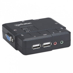 Manhattan Switch KVM 151252, 2x USB, 2x VGA