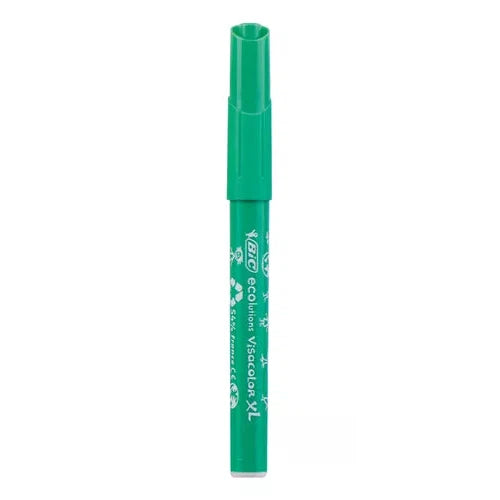Marcador Plumón Bic Visa Xl Punta Redonda Lavables 12 Pzs