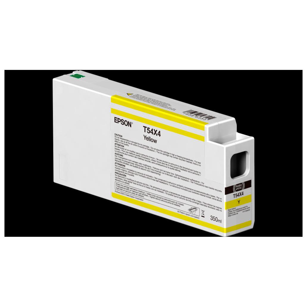 Cartucho de Tinta para Impresora Epson UltraChrome HD T54X400 Color Amarillo Contenido 350ml Compatible con SureColor SC-P6000 STD, SureColor SC-P9000V