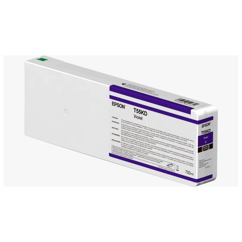 Cartucho de Tinta para Impresora Epson UltraChrome HD T55KD00 Color Violeta Contenido 700ml Compatible con SureColor SC-P7000V SureColor SC-P9000V
