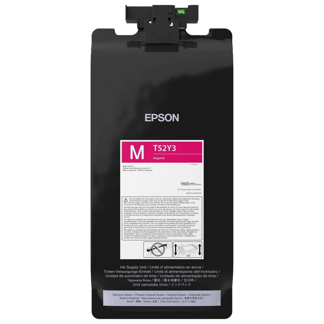 Cartucho de Tinta para Impresora Epson UltraChrome T52Y XD3 Magenta Compatible con SureColor T7770DL