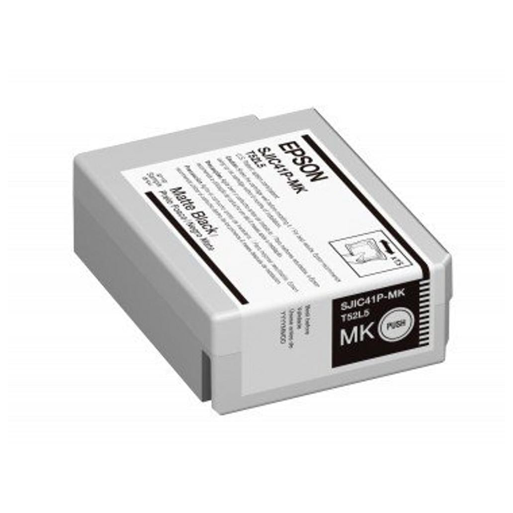 Cartucho de Tinta Epson sjic41p bk negro brillante colorworks c4000