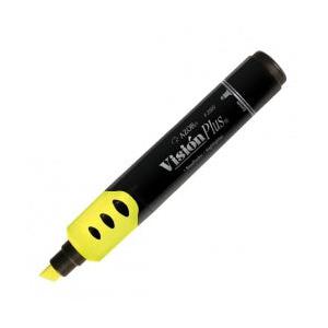 Azor Marcatextos Visión Plus, Fluorescente Amarillo, 12 Piezas