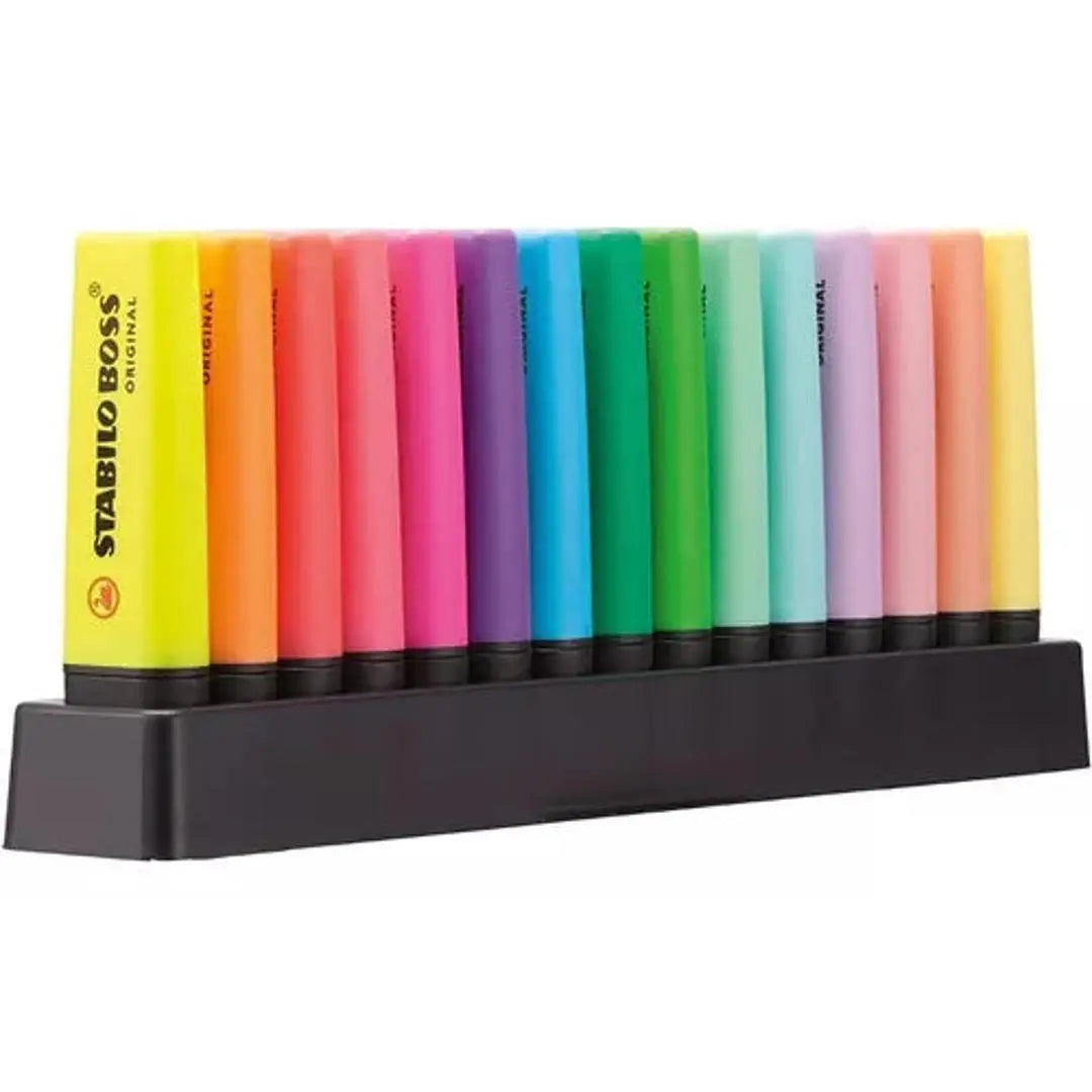Marcatextos Stabilo Boss Original Gama Completa 15 Colores