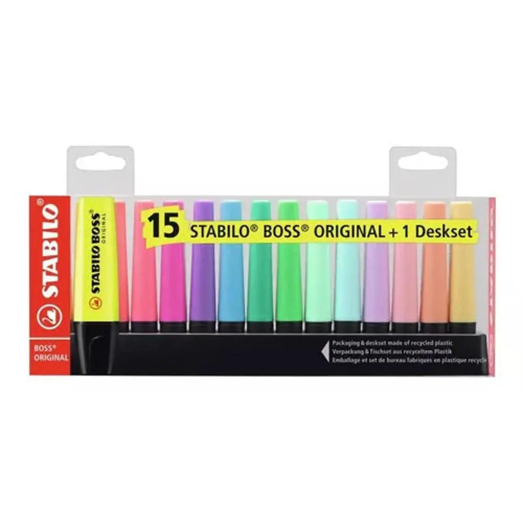 Marcatextos Stabilo Boss Original Gama Completa 15 Colores