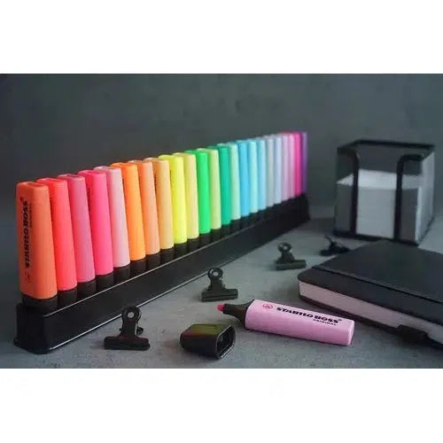 Marcatextos Stabilo Boss Original Pastel Y Neón 23 Colores