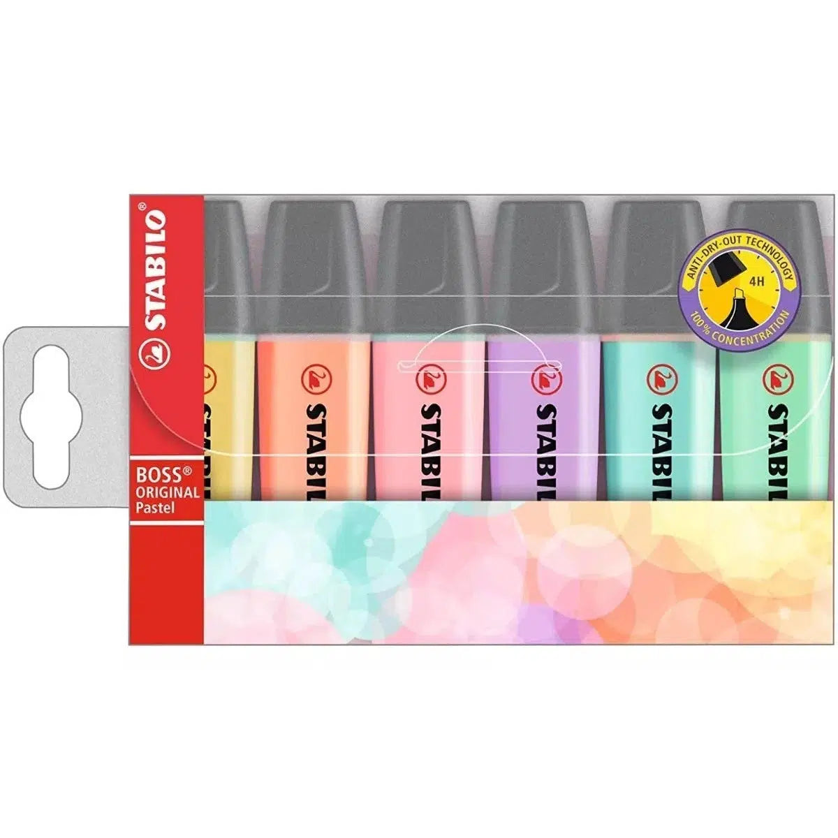 Marcatextos Stabilo Boss Original Colores Pastel 6 Piezas