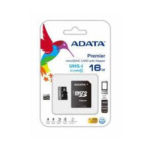 Memoria Flash Adata, 16GB microSDHC UHS-I Clase 10, con Adaptador