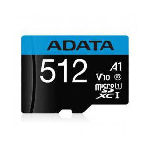 Memoria Flash Adata Premier, 512GB MicroSDXC UHS-I Clase 10, con Adaptador
