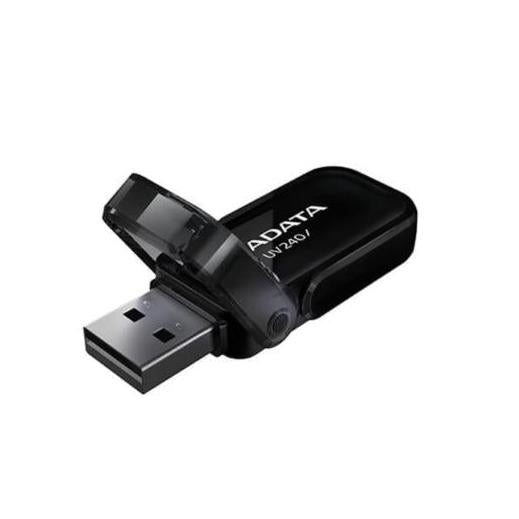Memoria USB Adata UV240, 32GB, USB 2.0, Negro
