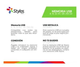 Memoria USB Stylos STMUSB3B