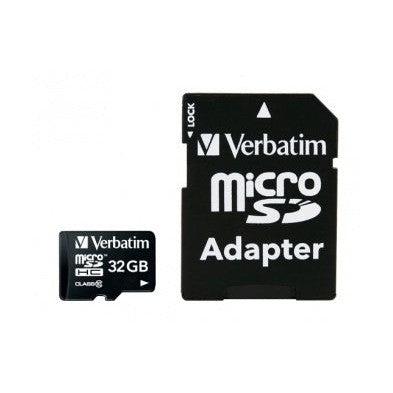 Memoria Flash Verbatim, 32GB microSDHC Clase 10, con Adaptador