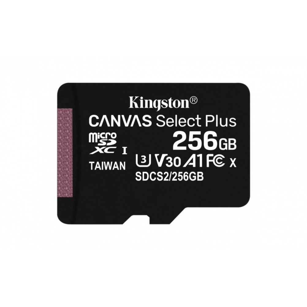 Memoria Micro Sd Kingston 256 Gb Canvas Select Plus 100 Mbs.