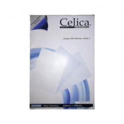 Mica Térmica Celica Tamaño Oficio-Legal 229x368mm 8 Milesimas o 200 Micrones Paquete C/50 Pzas